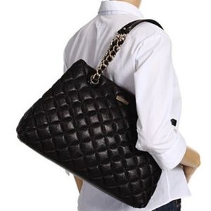 Kate Spade Maryanne Gold Coast quilted leather tote